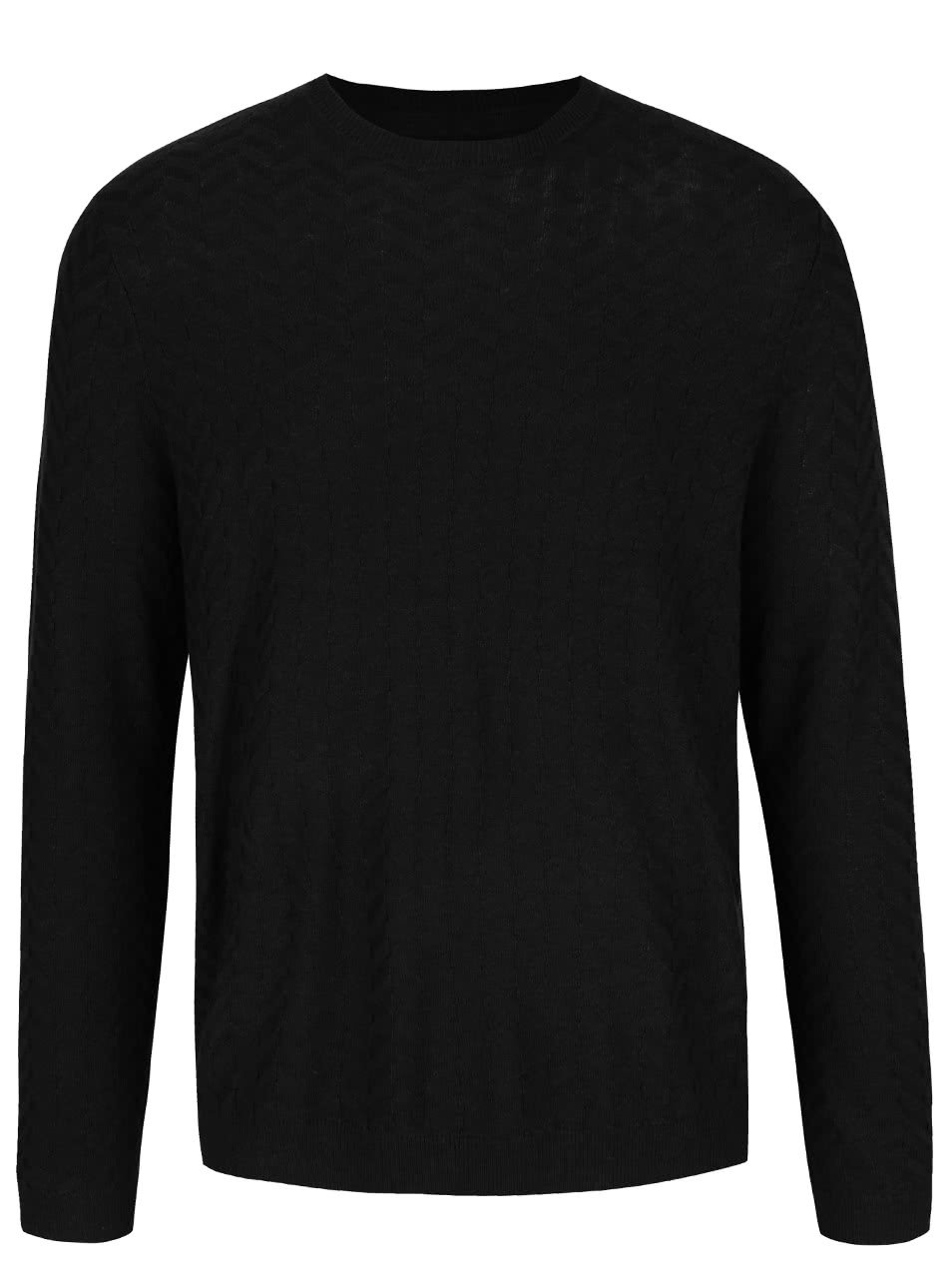 Černý lehký svetr Burton Menswear London