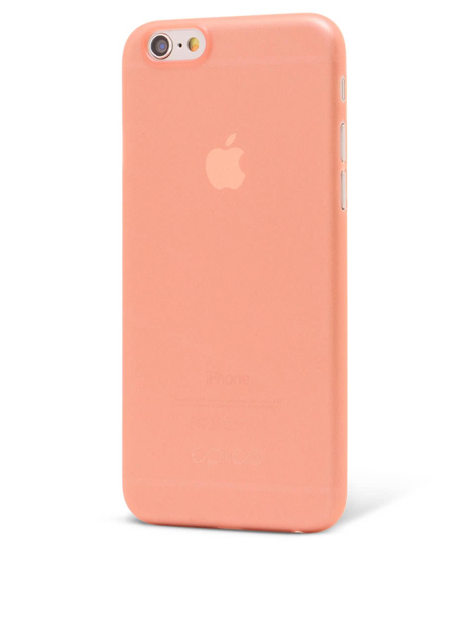 Růžový ultratenký plastový kryt pro iPhone 6/6S EPICO TWIGGY MATT