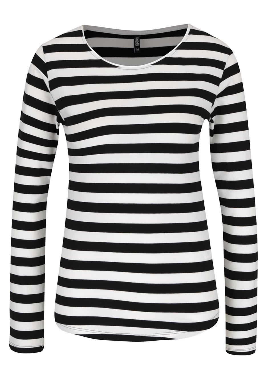 Černo-bílé pruhované tričko s dlouhým rukávem Haily´s Tina