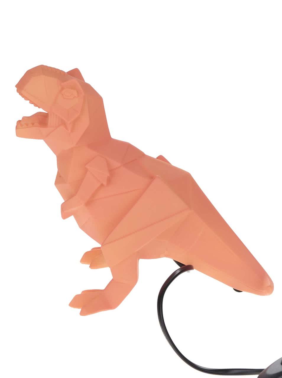 Oranžová lampa ve tvaru dinosaura Disaster