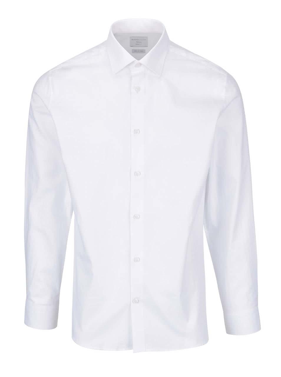 Bílá košile s jemným vzorem Selected Homme Two Easy