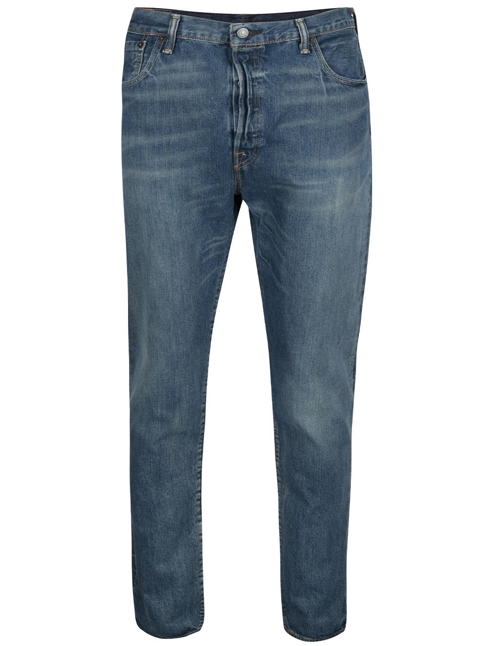 Modré pánské džíny s vyšisovaným efektem Levi's® 501®
