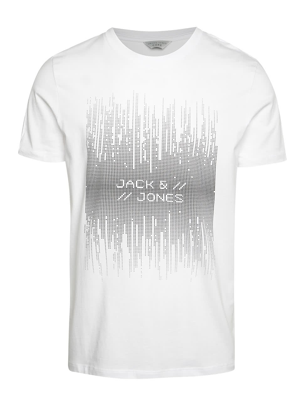 Bílé triko s krátkým rukávem Jack & Jones Valentino