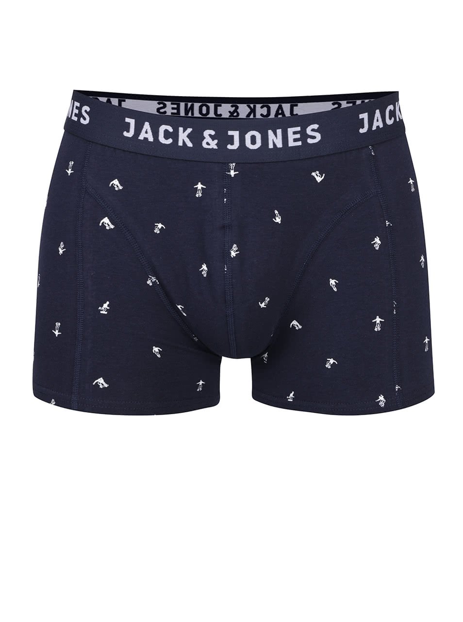 Tmavě modré boxerky s potiskem Jack & Jones Univers