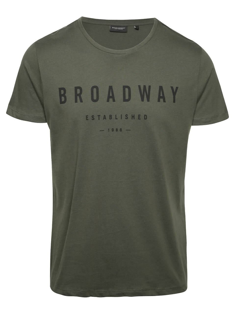 Zelené pánské triko s potiskem Broadway