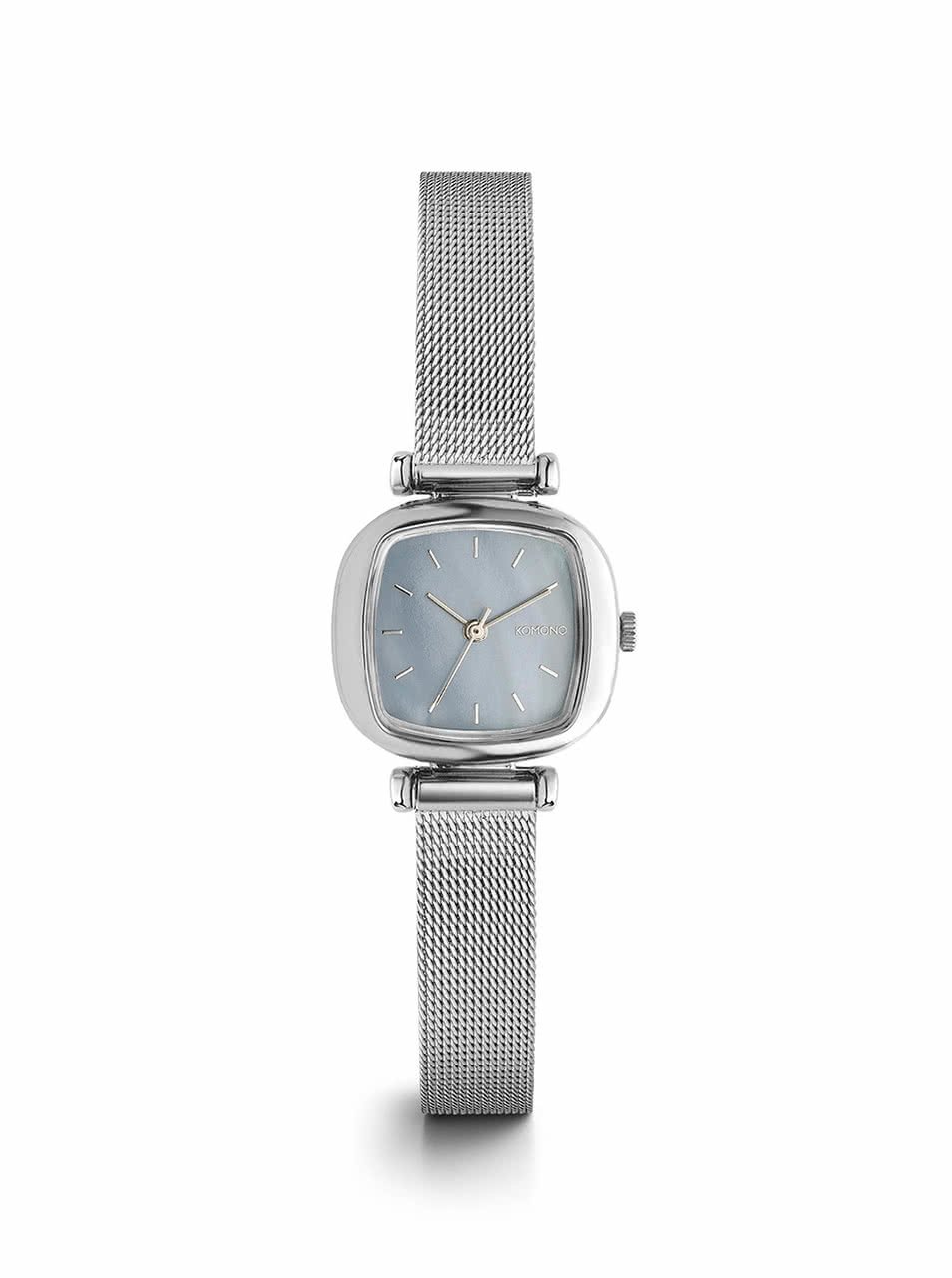 Dámské hodinky ve stříbrné barvě s nerezovým páskem Komono Moneypenny Royale
