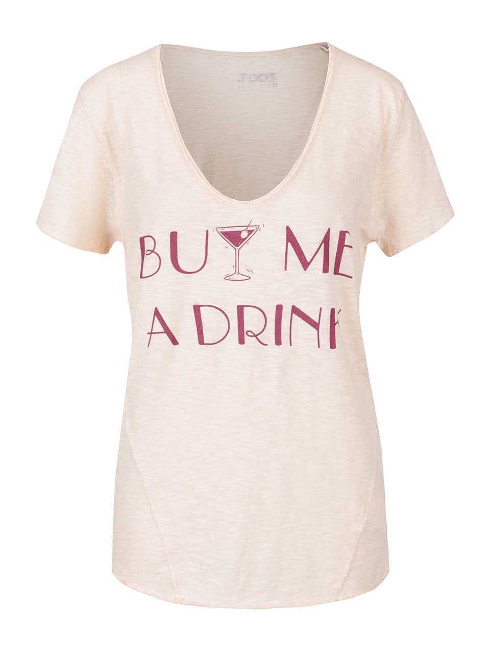 Meruňkové dámské tričko ZOOT Originál Buy me a drink