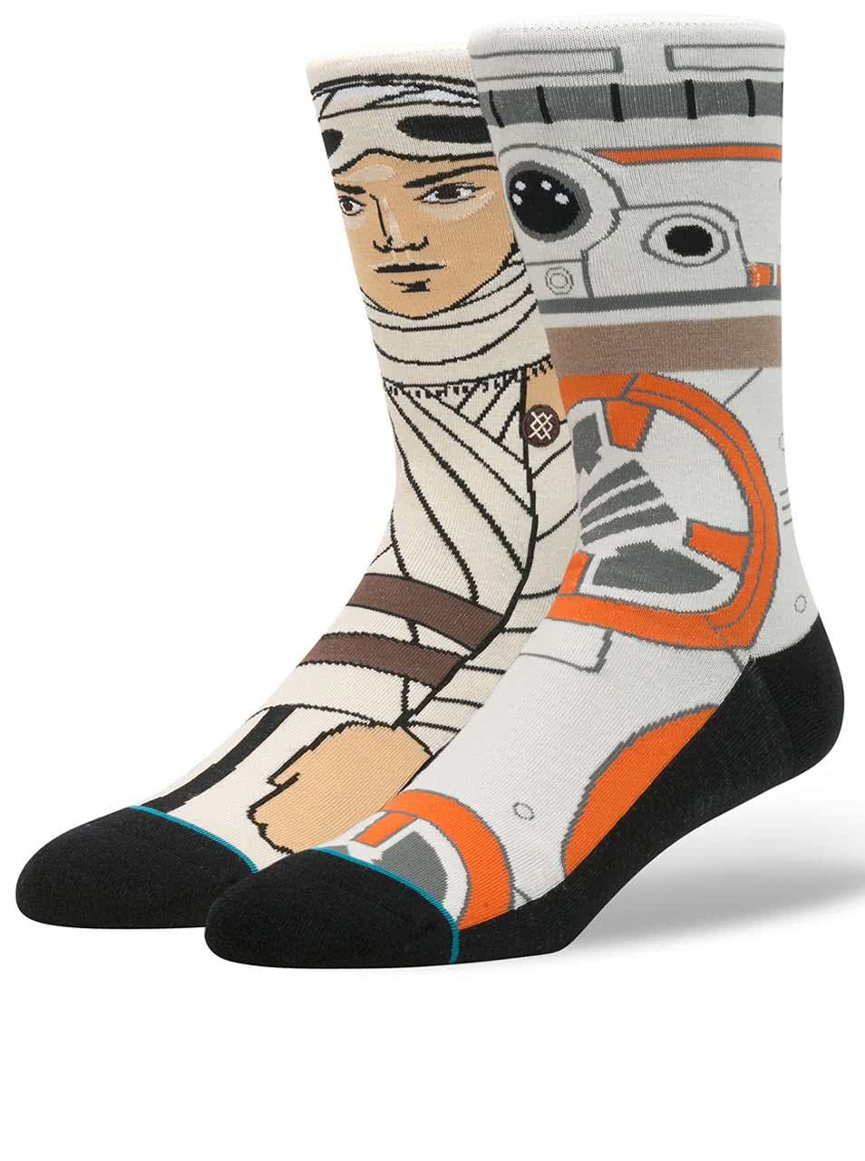 Oranžovo-krémové pánské ponožky s motivem Star Wars Stance Resistance