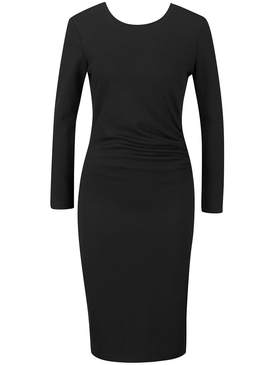 Černé šaty s dlouhým rukávem Vero Moda Mary
