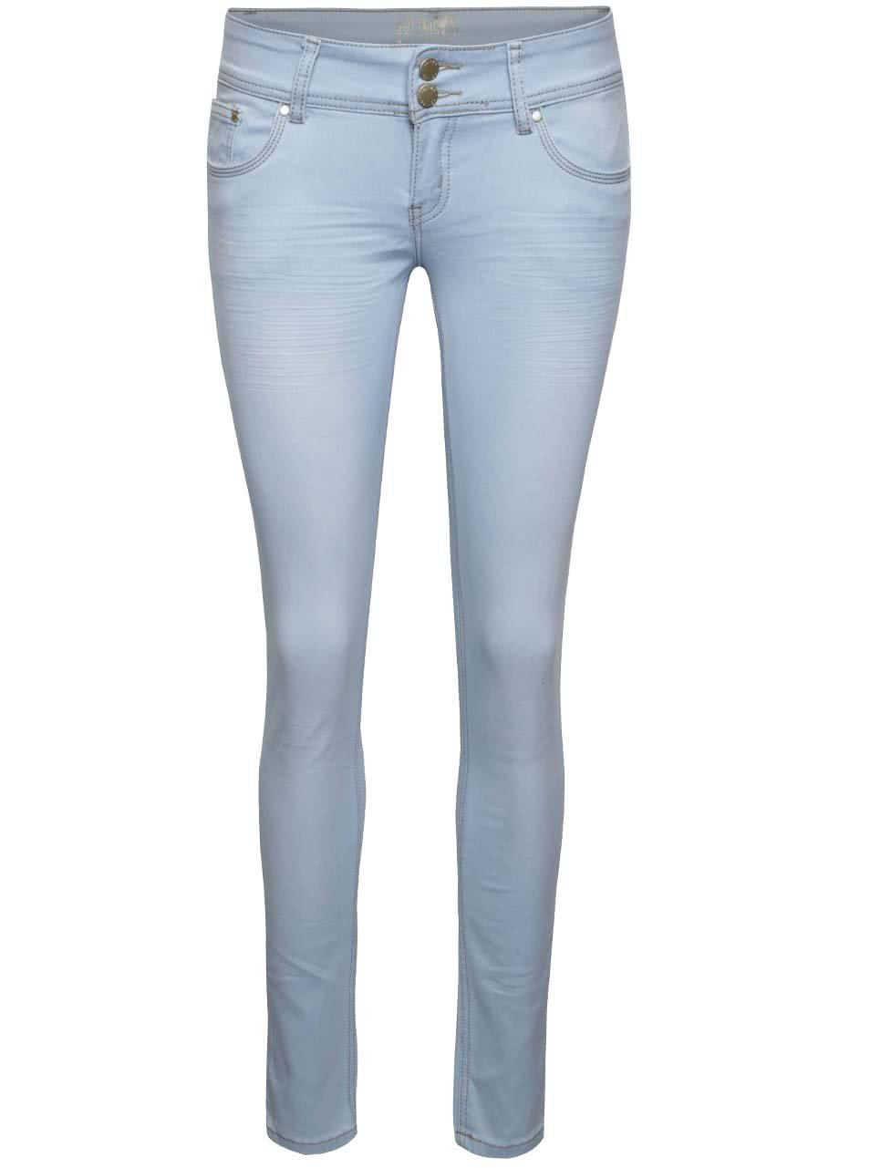 Světle modré džíny s nízkým pasem Haily´s Kitty