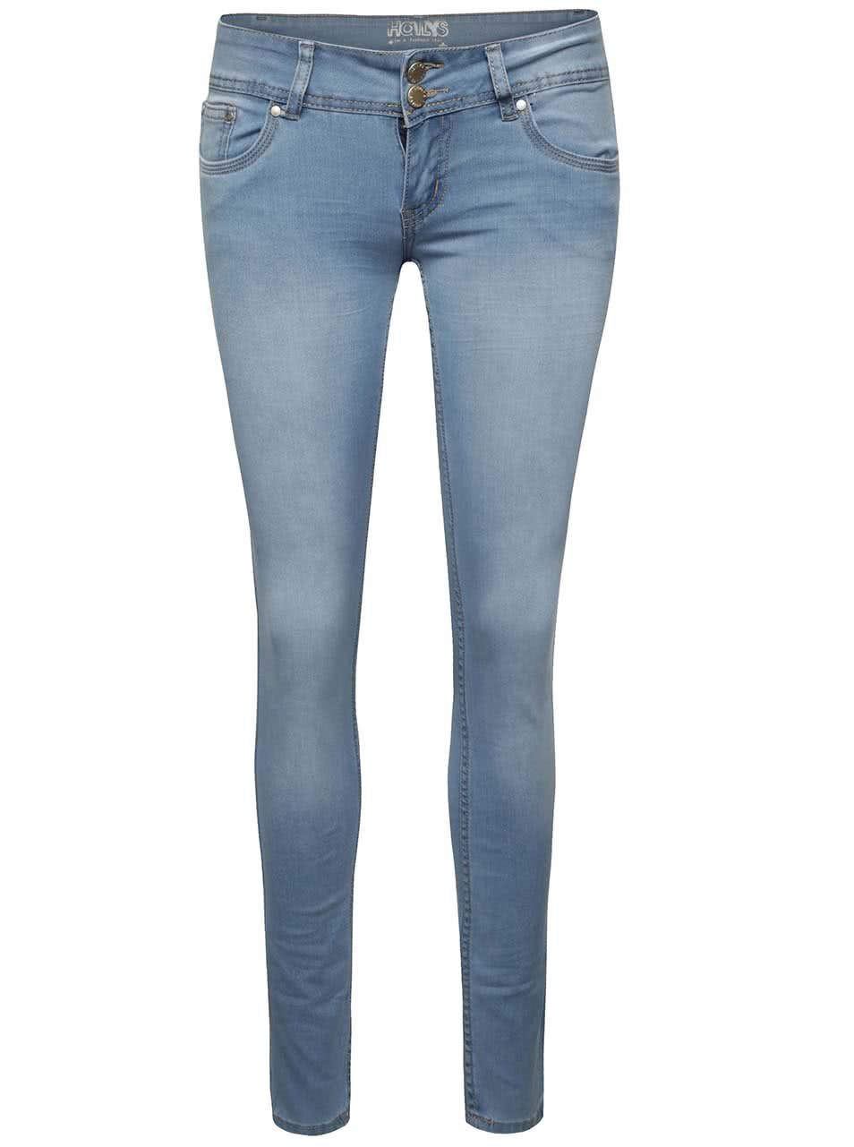 Modré džíny s nízkým pasem Haily´s Kitty