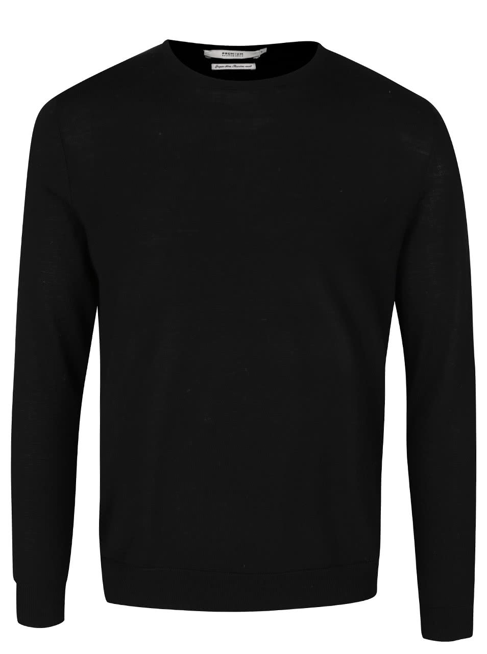 Černý svetr z merino vlny Jack & Jones Premium Mark