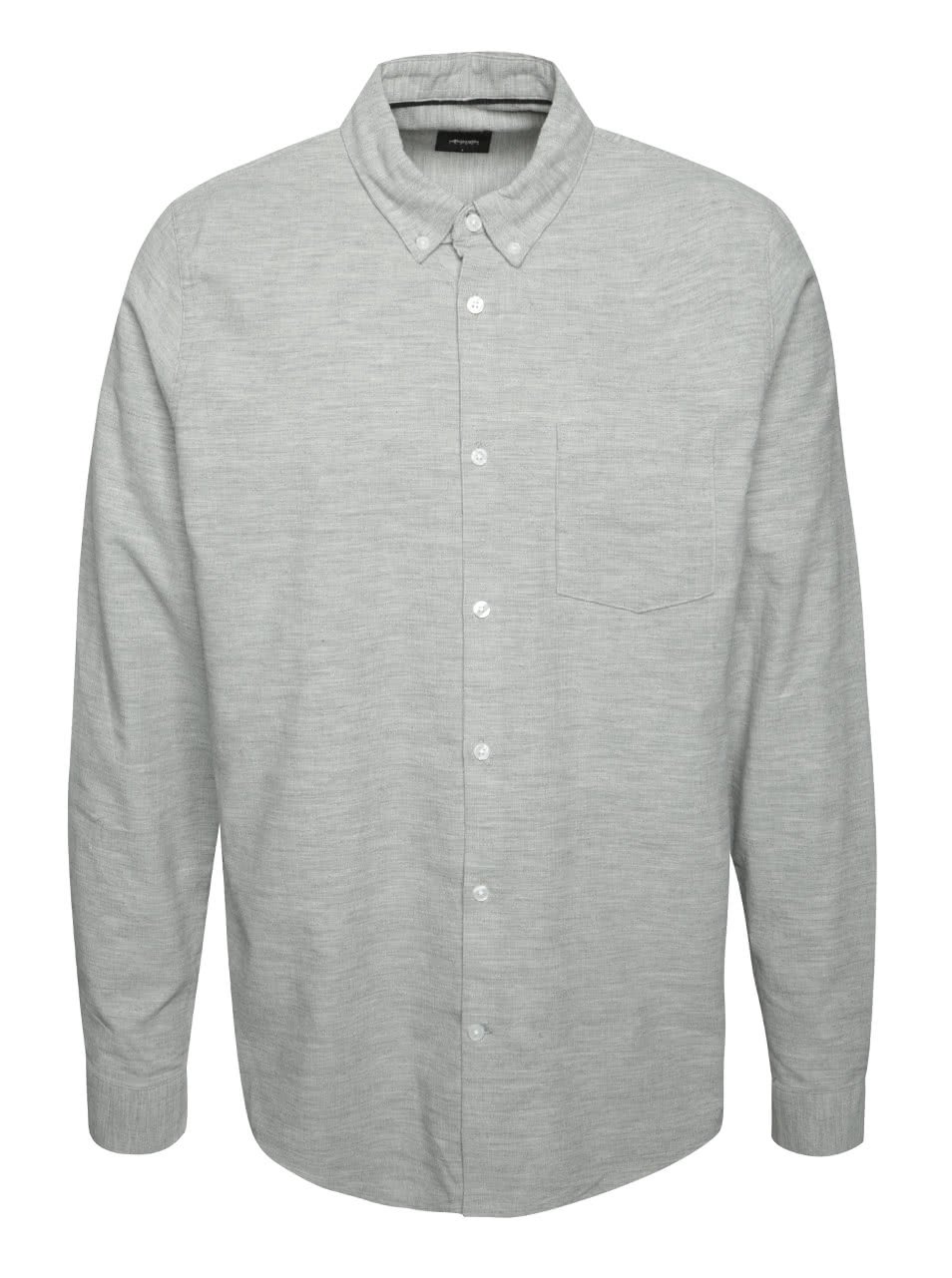 Světle šedá manšestrová košile Burton Menswear London