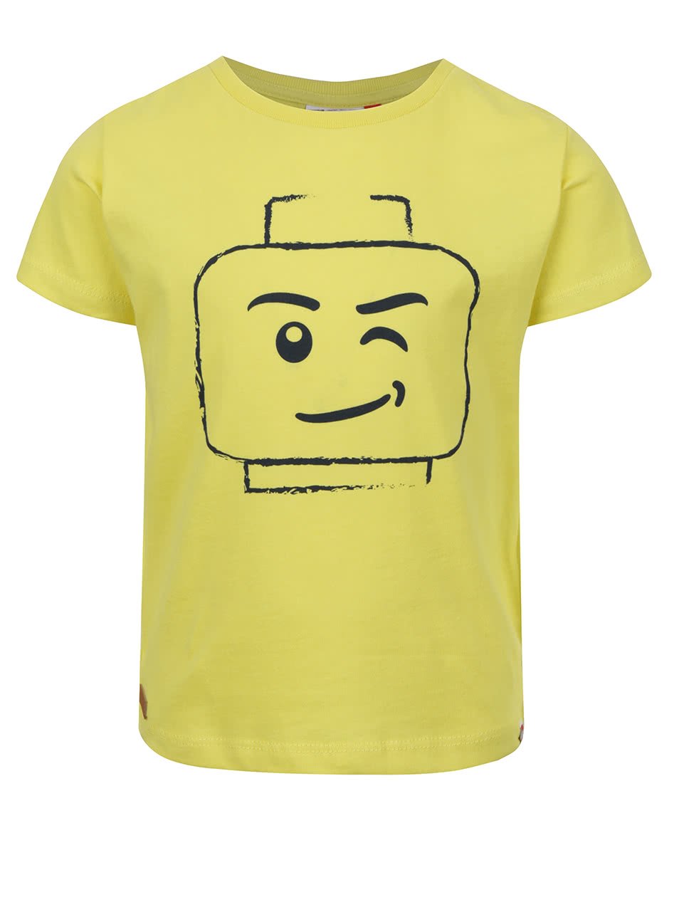 Žluté klučičí triko s potiskem LEGO Wear Teo