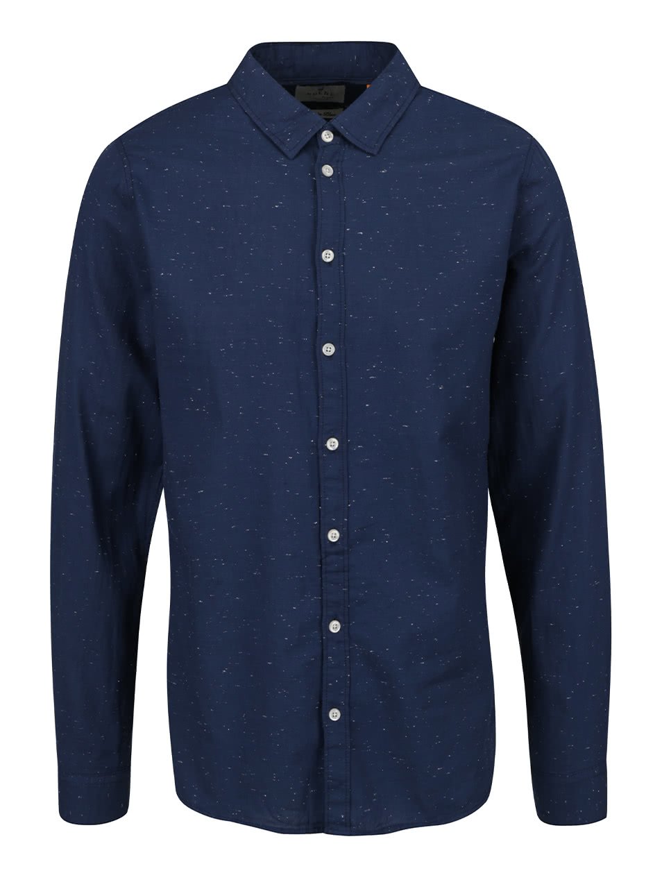 Tmavě modrá neformální košile s jemným vzorem Blend