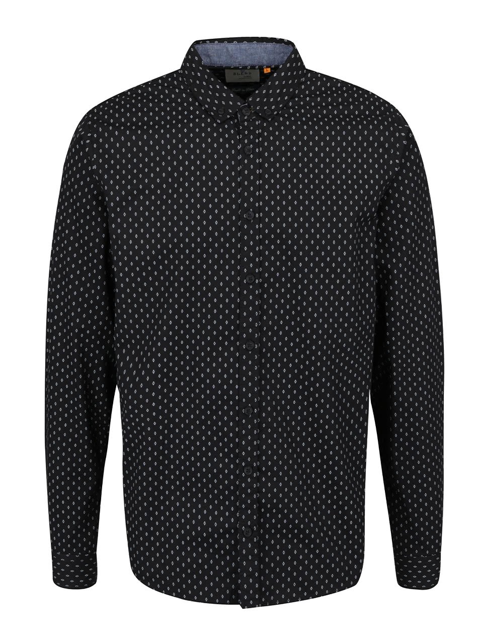 Černá neformální košile s jemným vzorem Blend