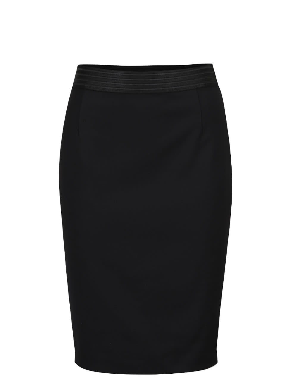 Černá sukně s výraznou gumou v pase French Connection glass