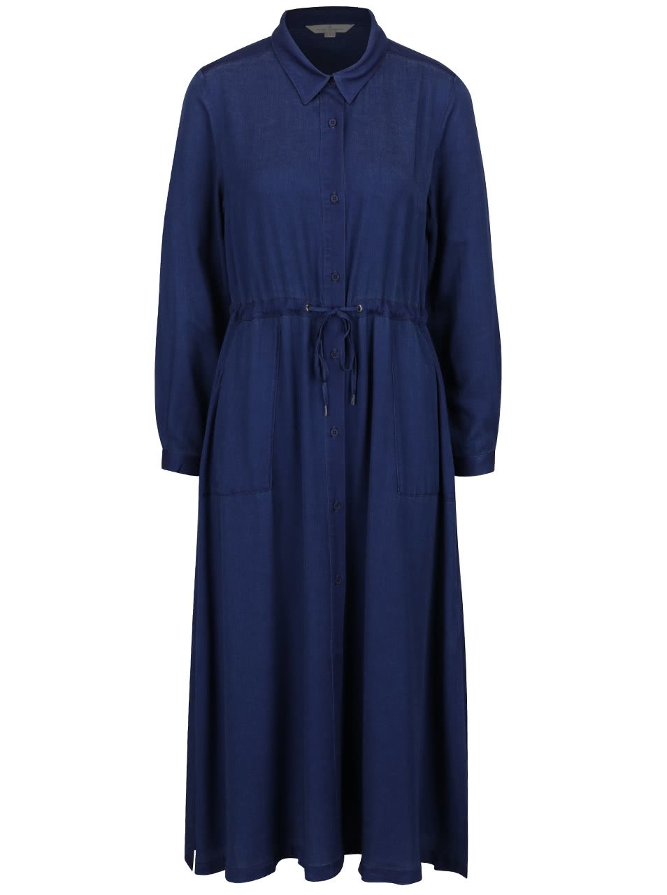 Tmavě modré propínací volné šaty French Connection Altman