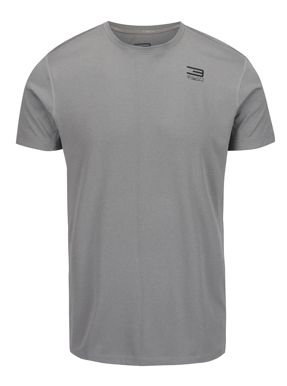 Světle šedé sportovní funkční triko Jack & Jones Basic