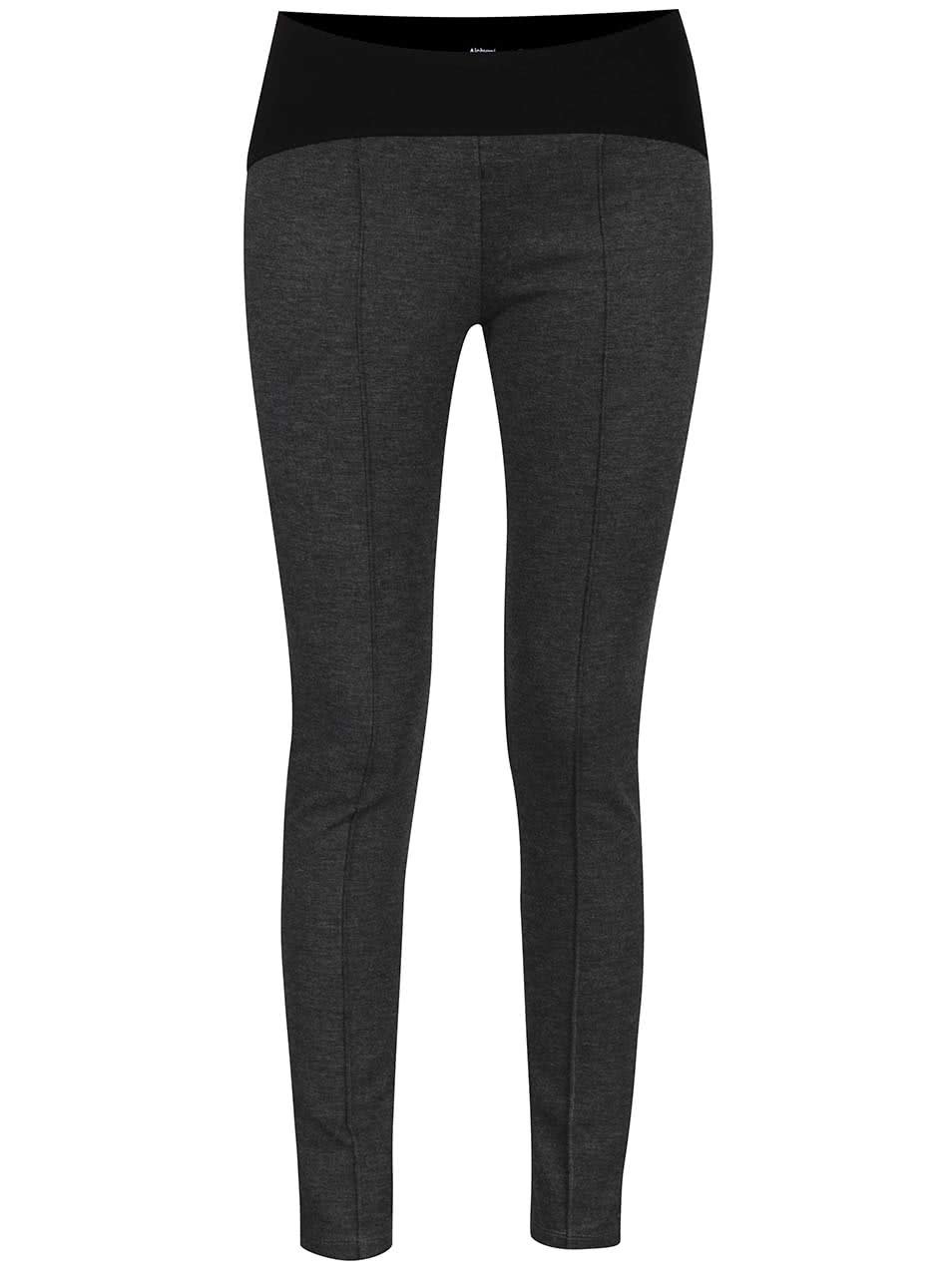 Černo-šedé elastické kalhoty Alchymi Situla