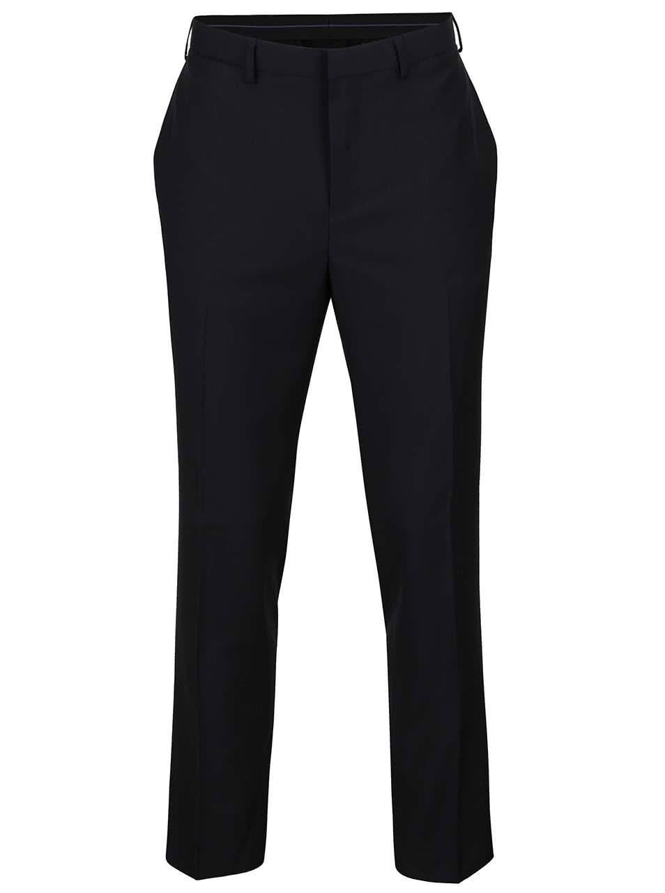Černé slim fit kalhoty Burton Menswear London