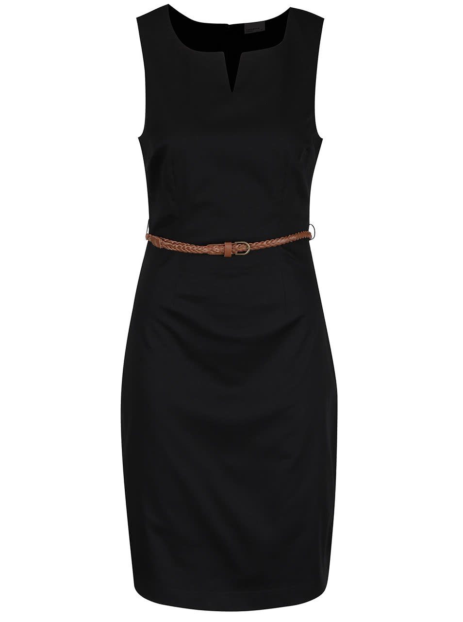 Černé šaty s páskem Vero Moda Pekaya