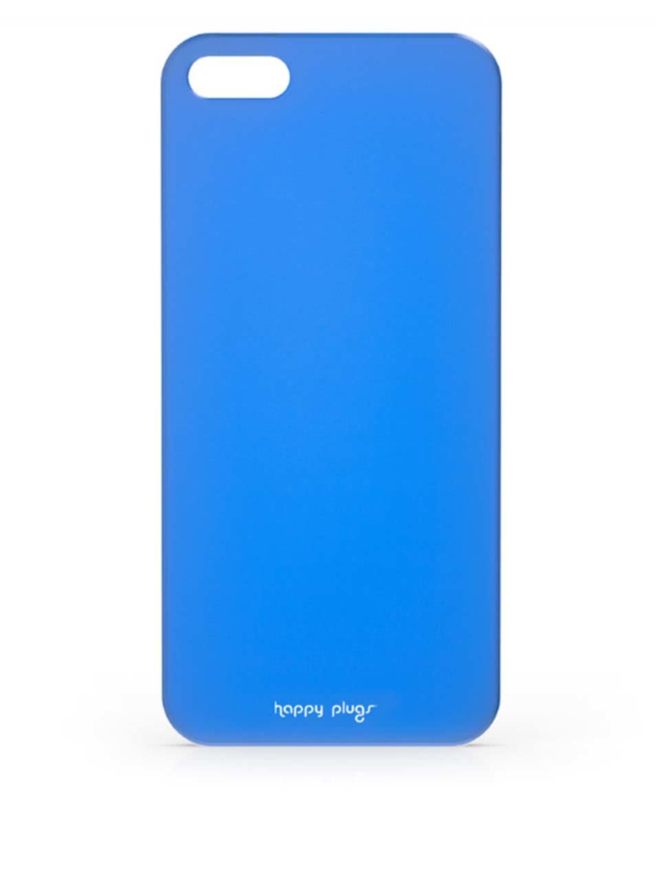 Modrý ultratenký obal na iPhone 5/5S/SE Happy Plugs