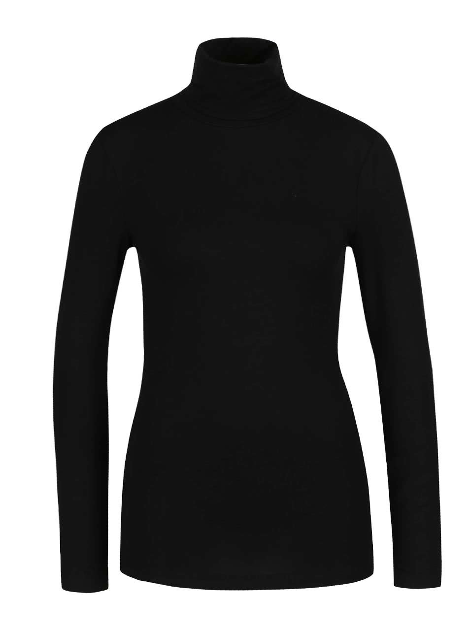 Černé tričko s rolákem Selected Femme Paja