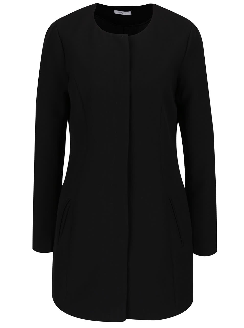 Černý kabát Jacqueline de Yong New Brighton