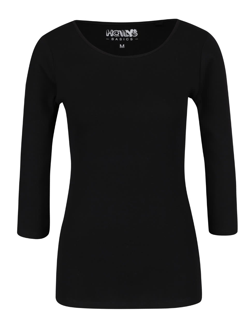 Černé basic tričko s 3/4 rukávy Haily´s Zora