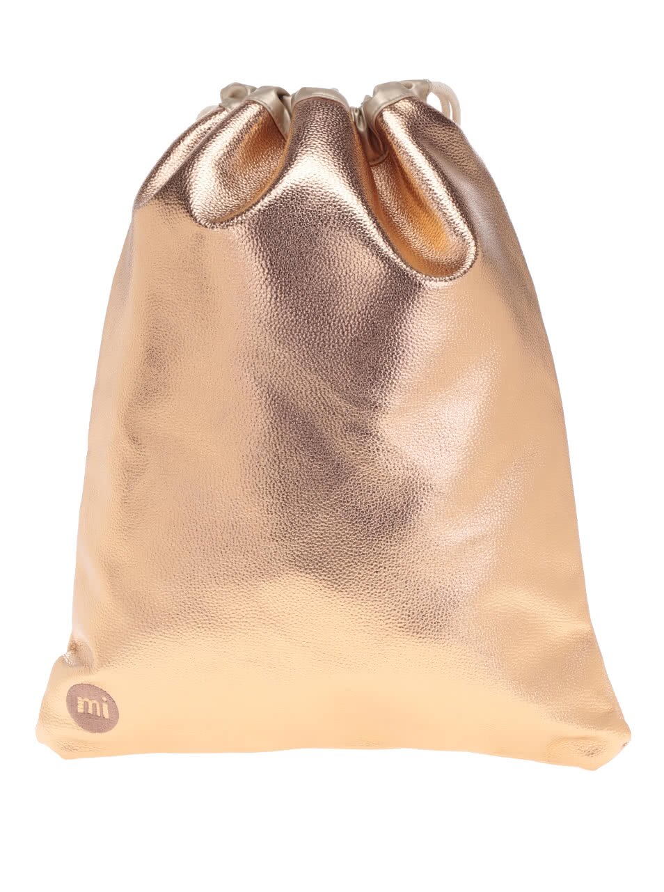 Lesklý dámský koženkový vak v růžovozlaté barvě Mi-Pac Kit Bag Metallic Lesklý dámský koženkový vak v růžovozlaté barvě Mi-Pac Kit Bag Metallic