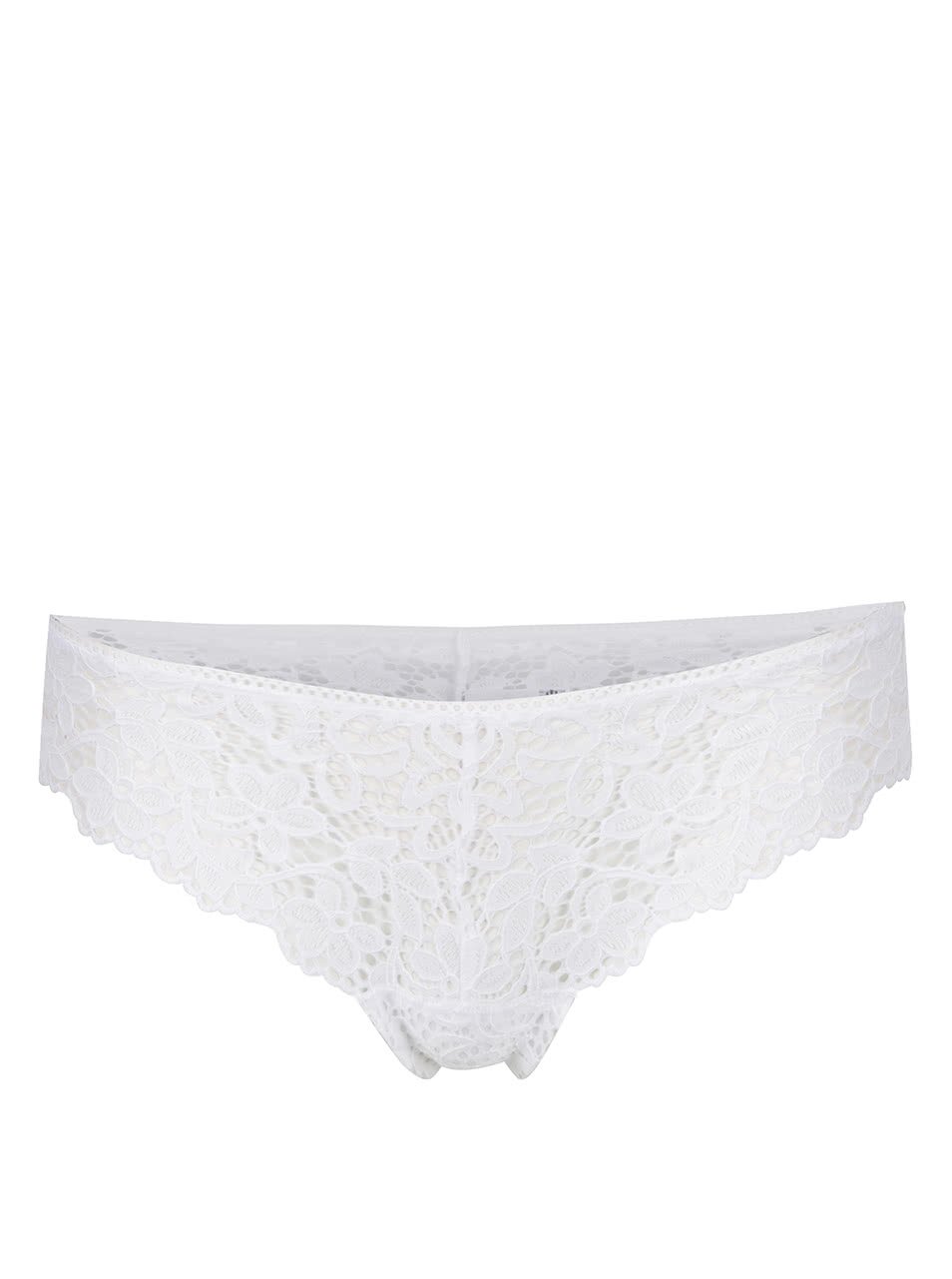 Bílá krajková tanga DKNY