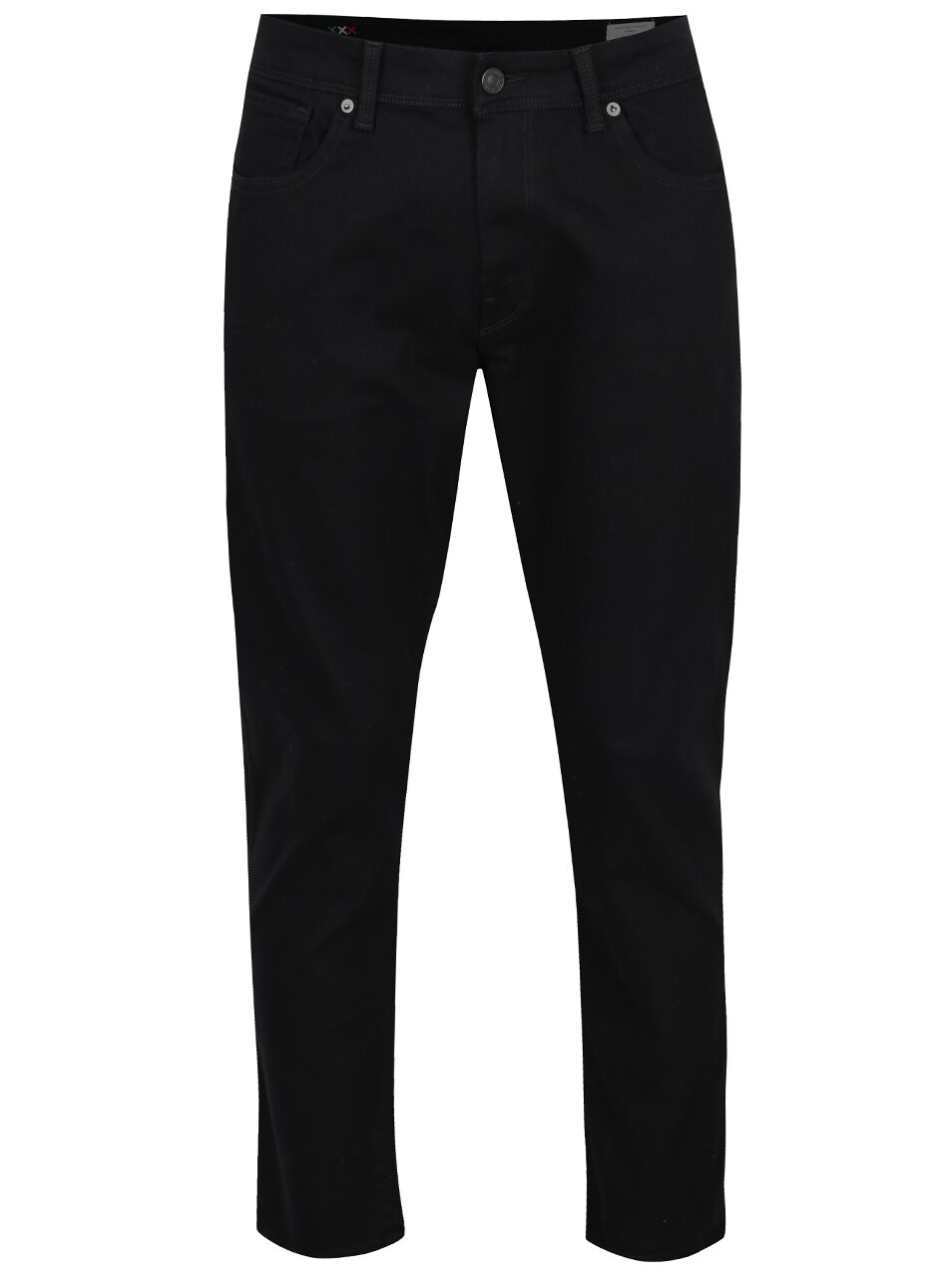 Černé straight fit džíny Selected Homme Scott