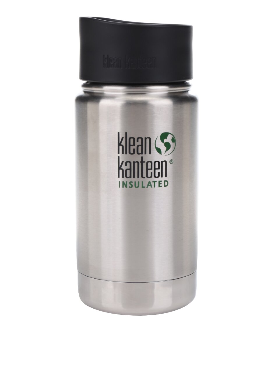 Nerezová termoska ve stříbrné barvě Klean Kanteen Insulated Wide 355 ml