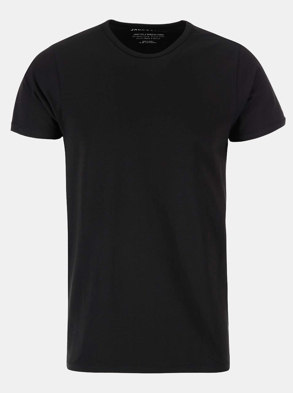 Černé tričko s krátkým rukávem Jack & Jones Basic