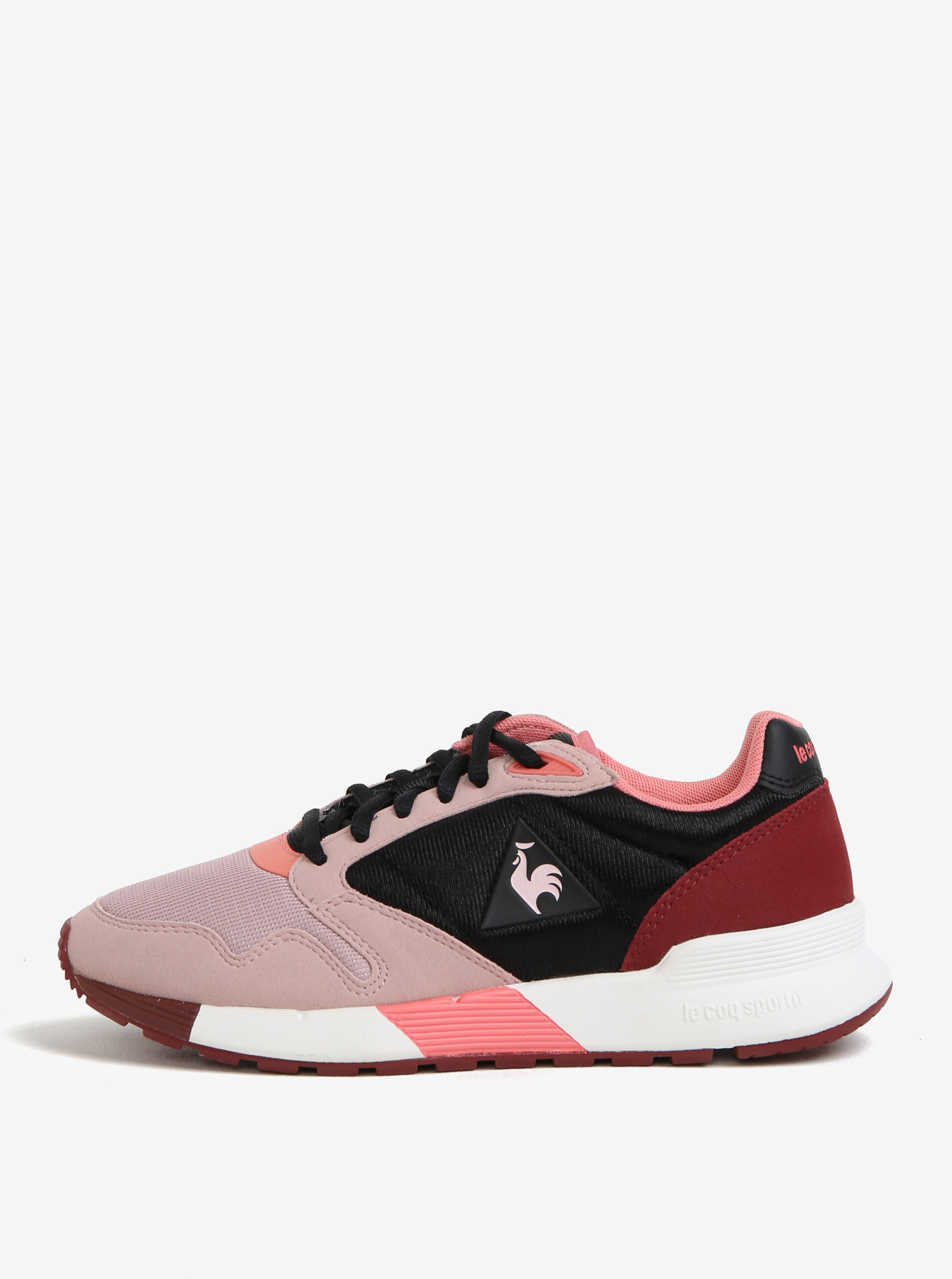 Ruzovo Cerne Damske Tenisky Le Coq Sportif Omega Mesh Zoot Cz