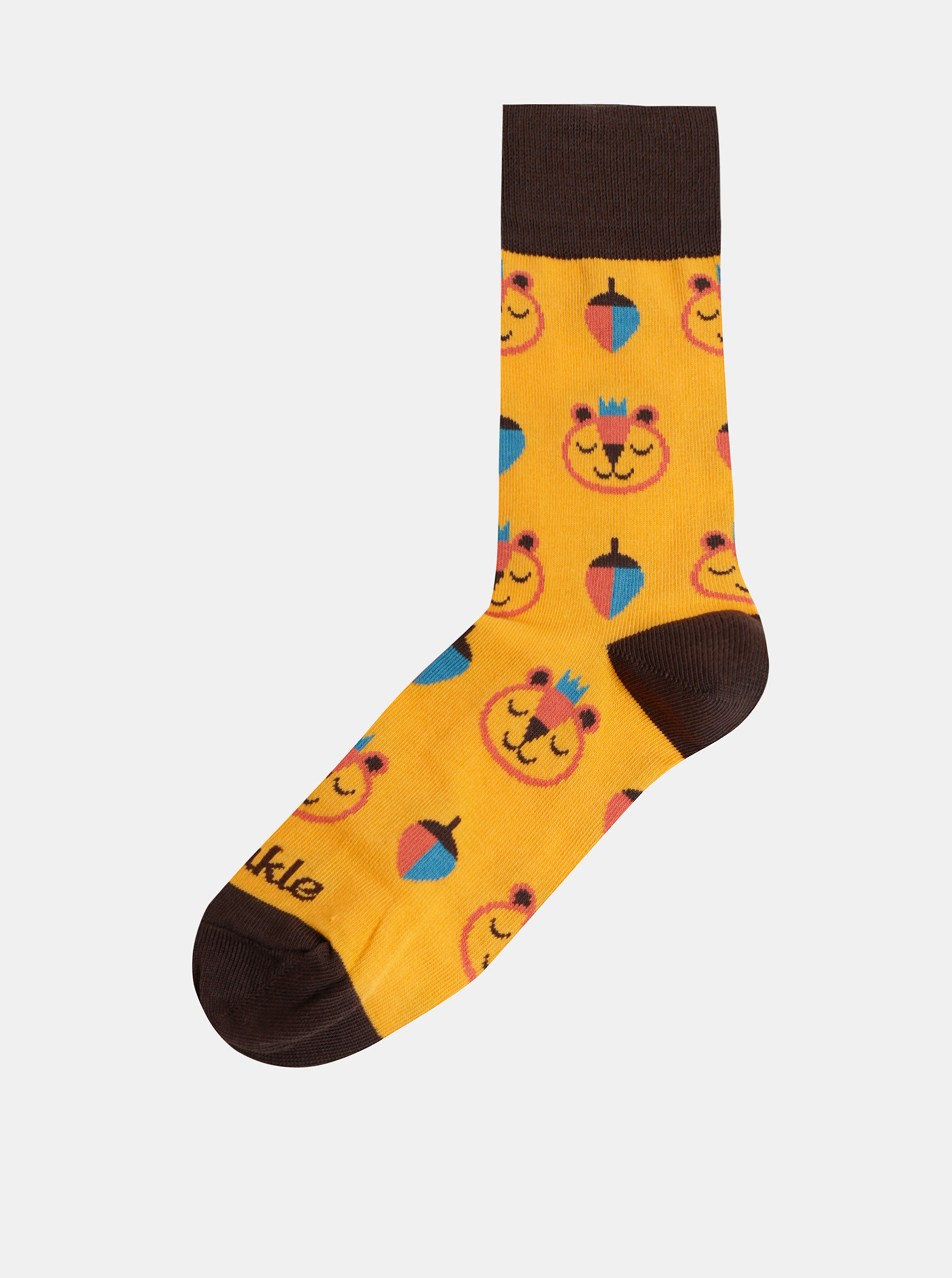 Fotografie Žluté vzorované ponožky Fusakle Brum Fusakle A22:514279_15207