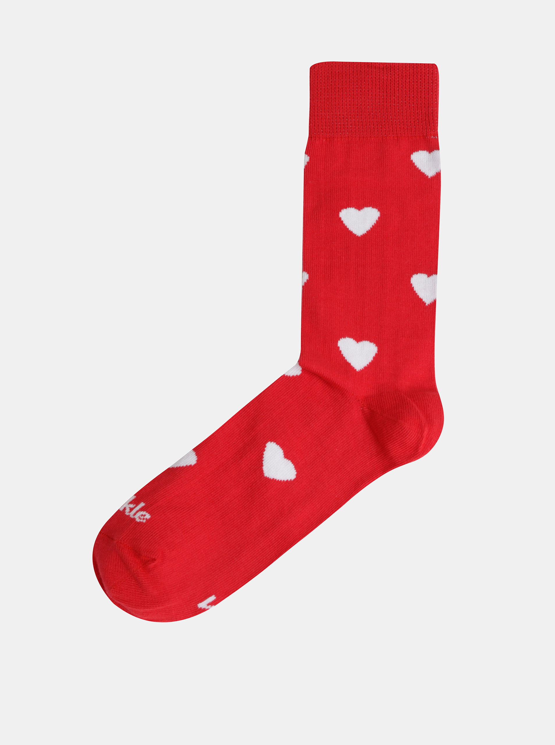 Fotografie Červené vzorované ponožky Fusakle Láska