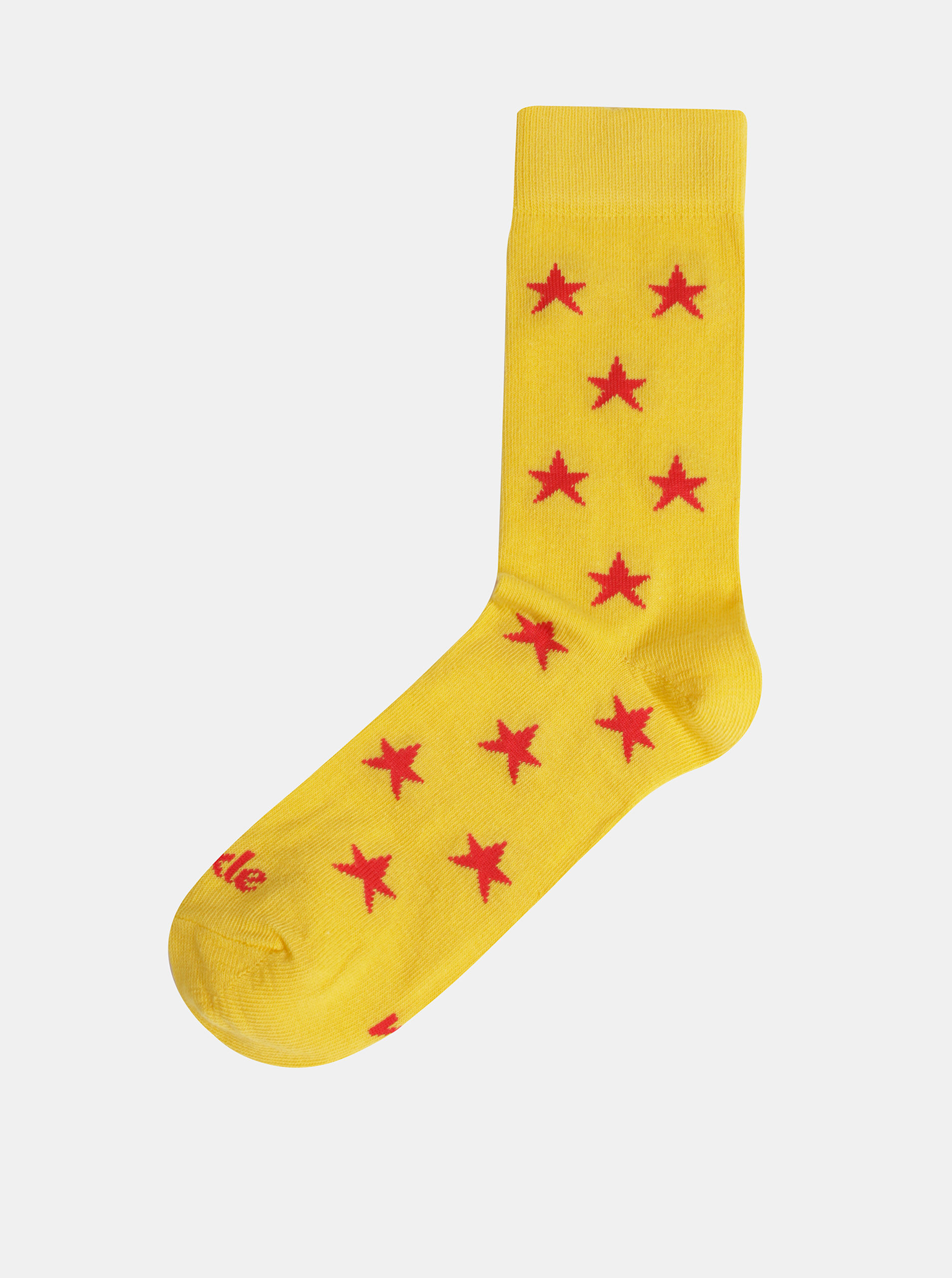 Fotografie Žluté vzorované ponožky Fusakle Hviezda plážová