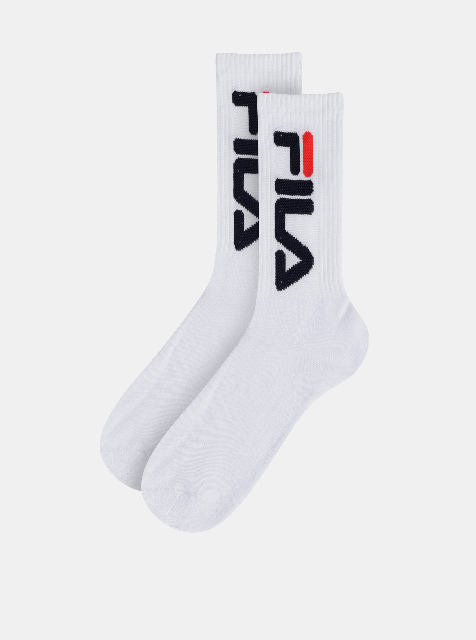 Fotografie Sada dvou párů bílých ponožek FILA