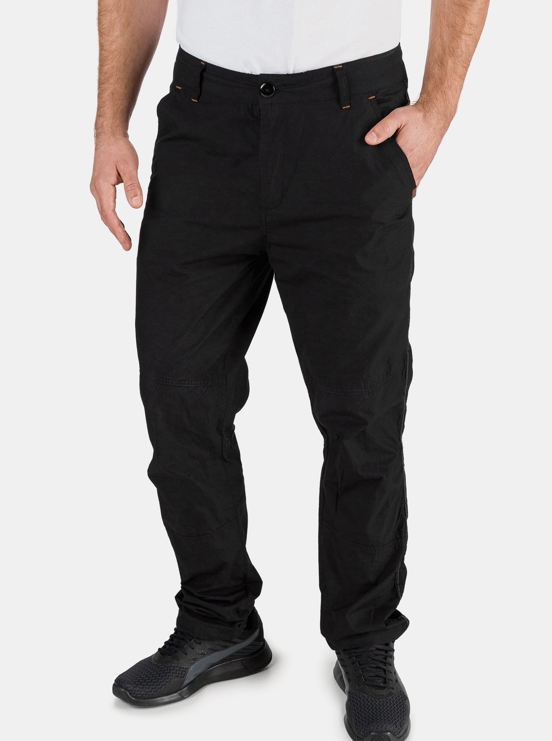 Černé pánské kalhoty SAM 73