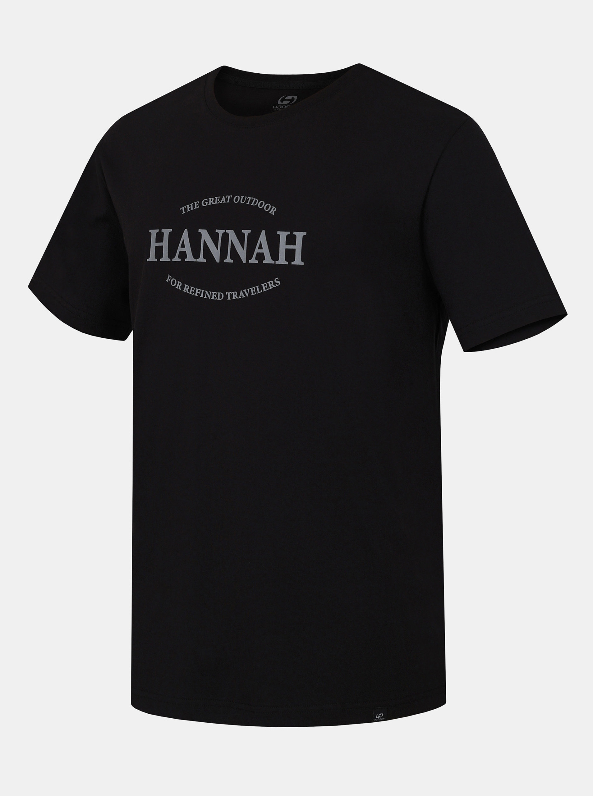 Fotografie Černé pánské tričko s potiskem Hannah Waldorf