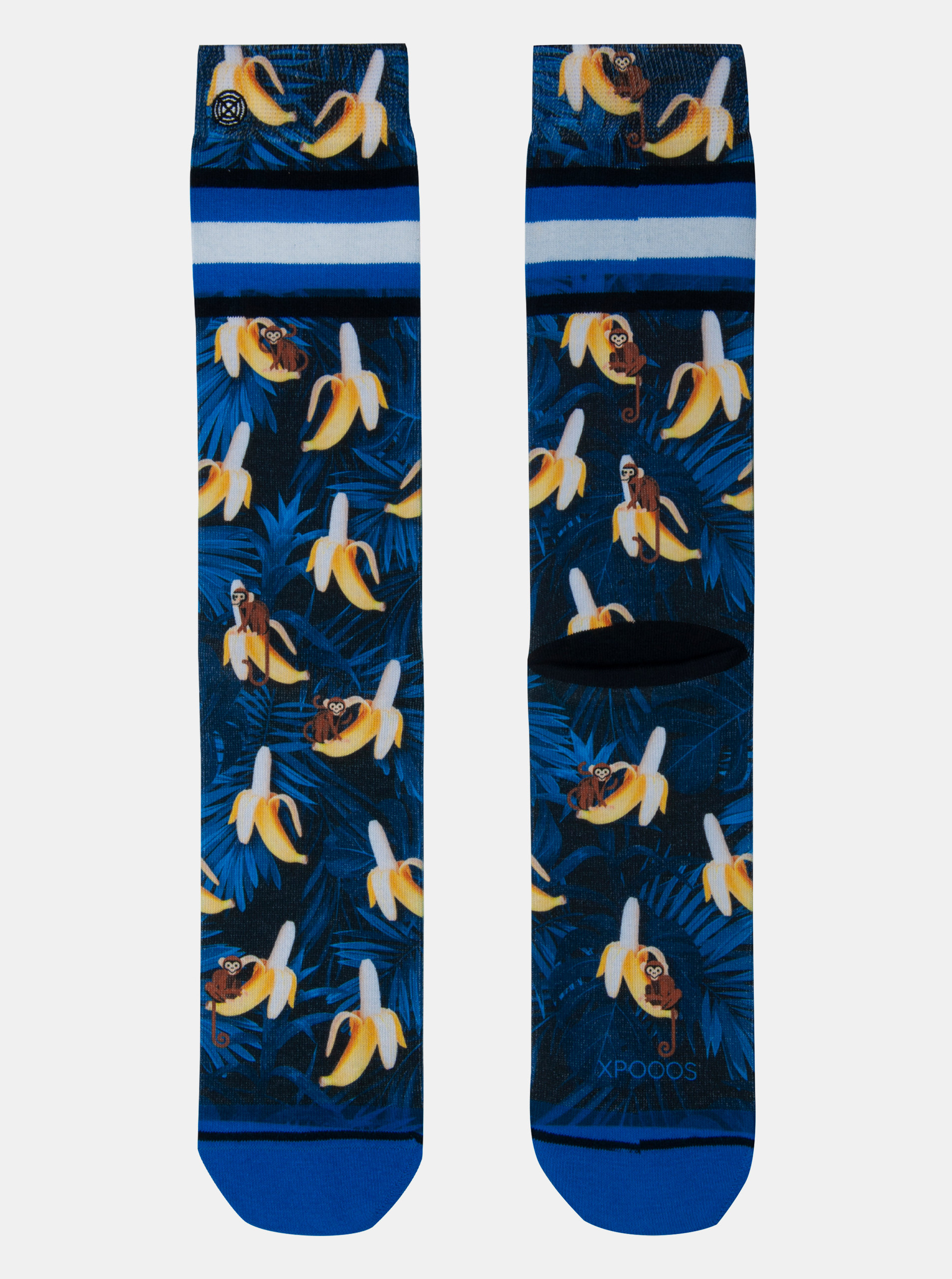 Fotografie Tmavě modré pánské ponožky XPOOOS