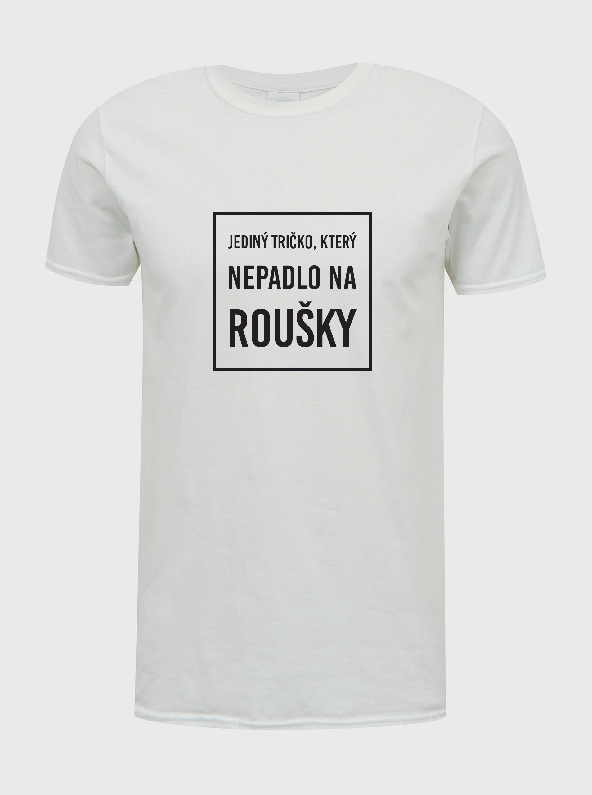 Bílé unisex tričko ZOOT Original Jediný tričko, který nepadlo na roušky