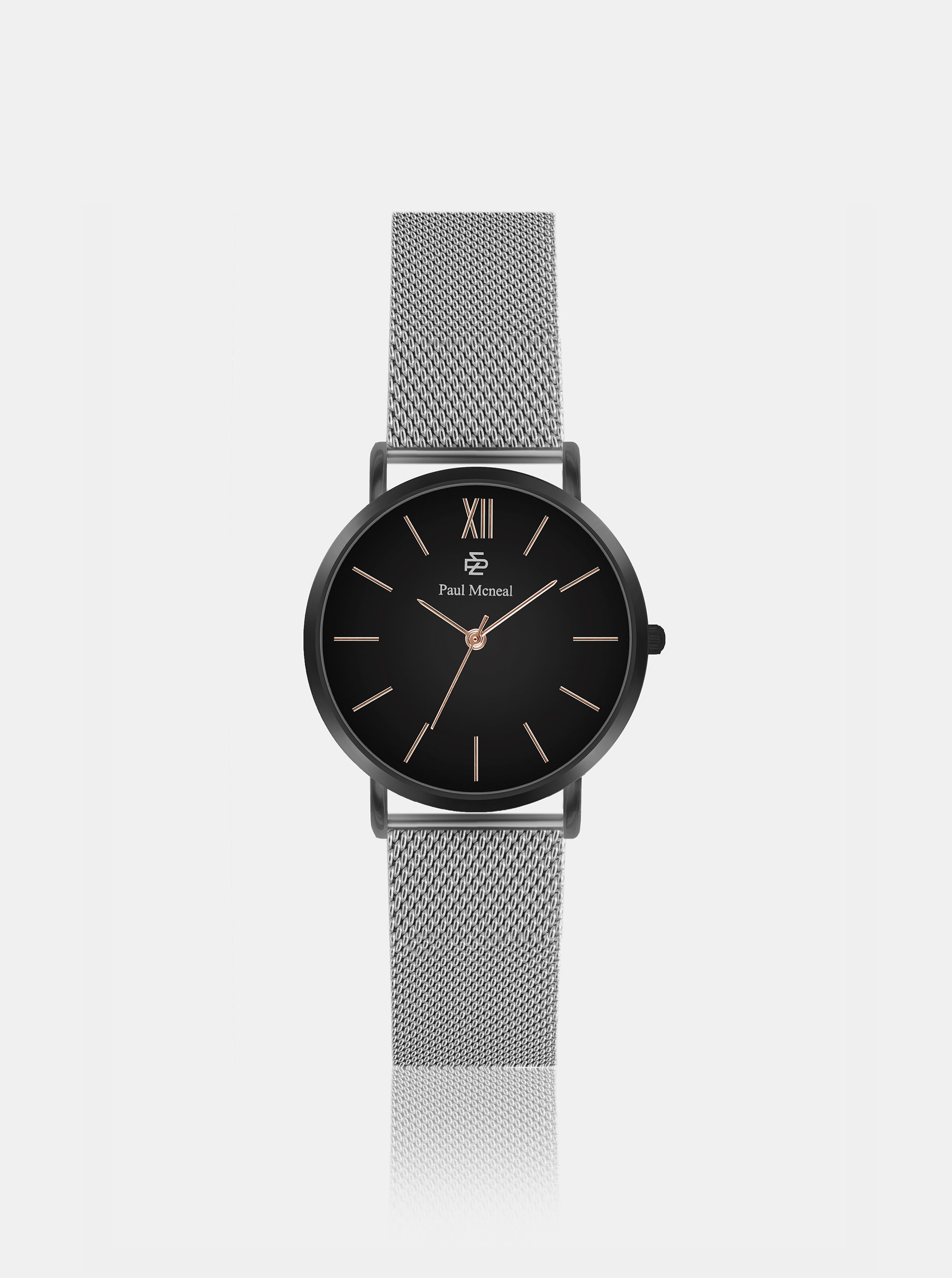 Fotografie Dámské hodinky s nerezovým páskem ve stříbrné barvě Paul McNeal