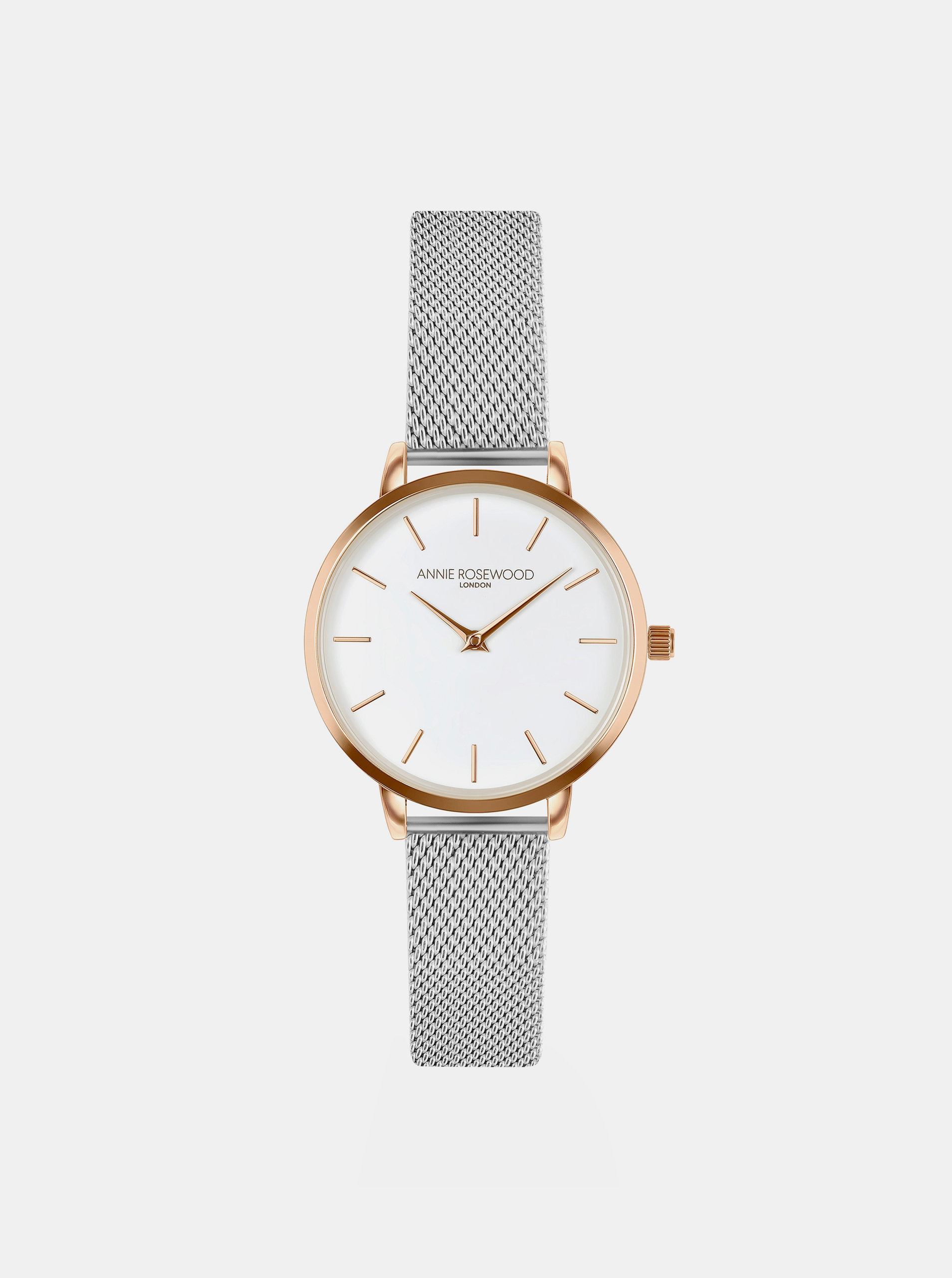 Fotografie Dámské hodinky s nerezovým páskem ve stříbrné barvě Annie Rosewood