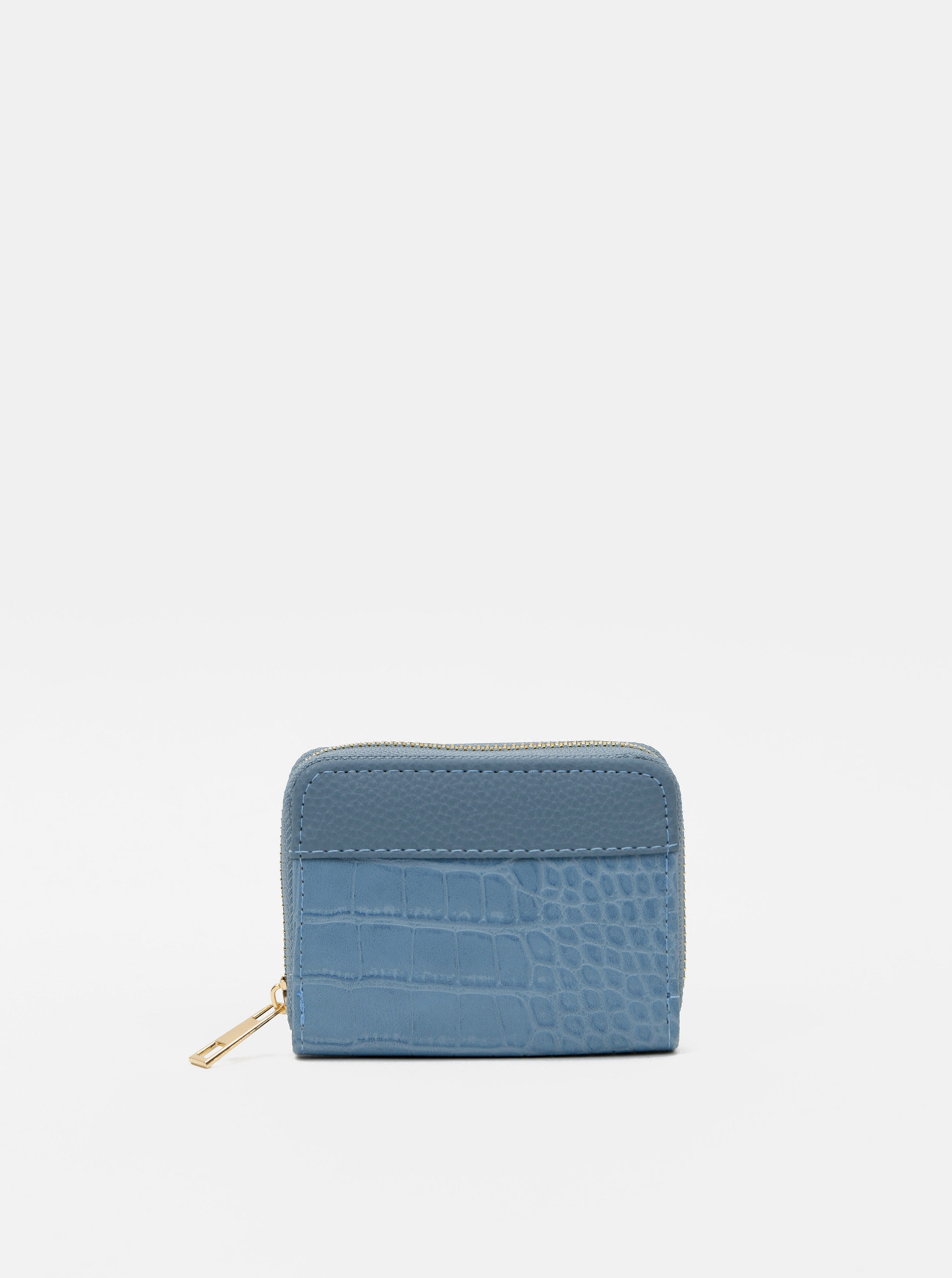 Fotografie Modrá peněženka s krokodýlím vzorem Haily´s Olivia