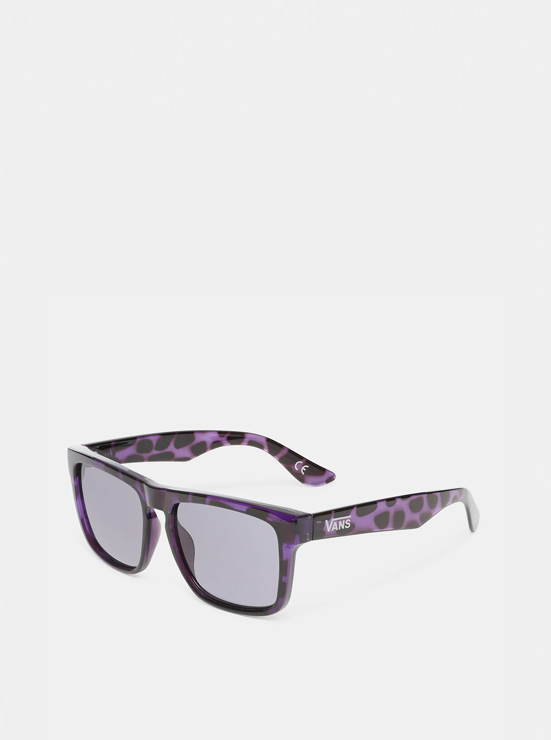 Fialovo-černé vzorované sluneční brýle VANS Squared
