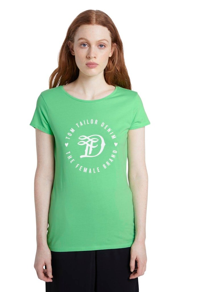 Zelené dámské tričko Tom Tailor Denim