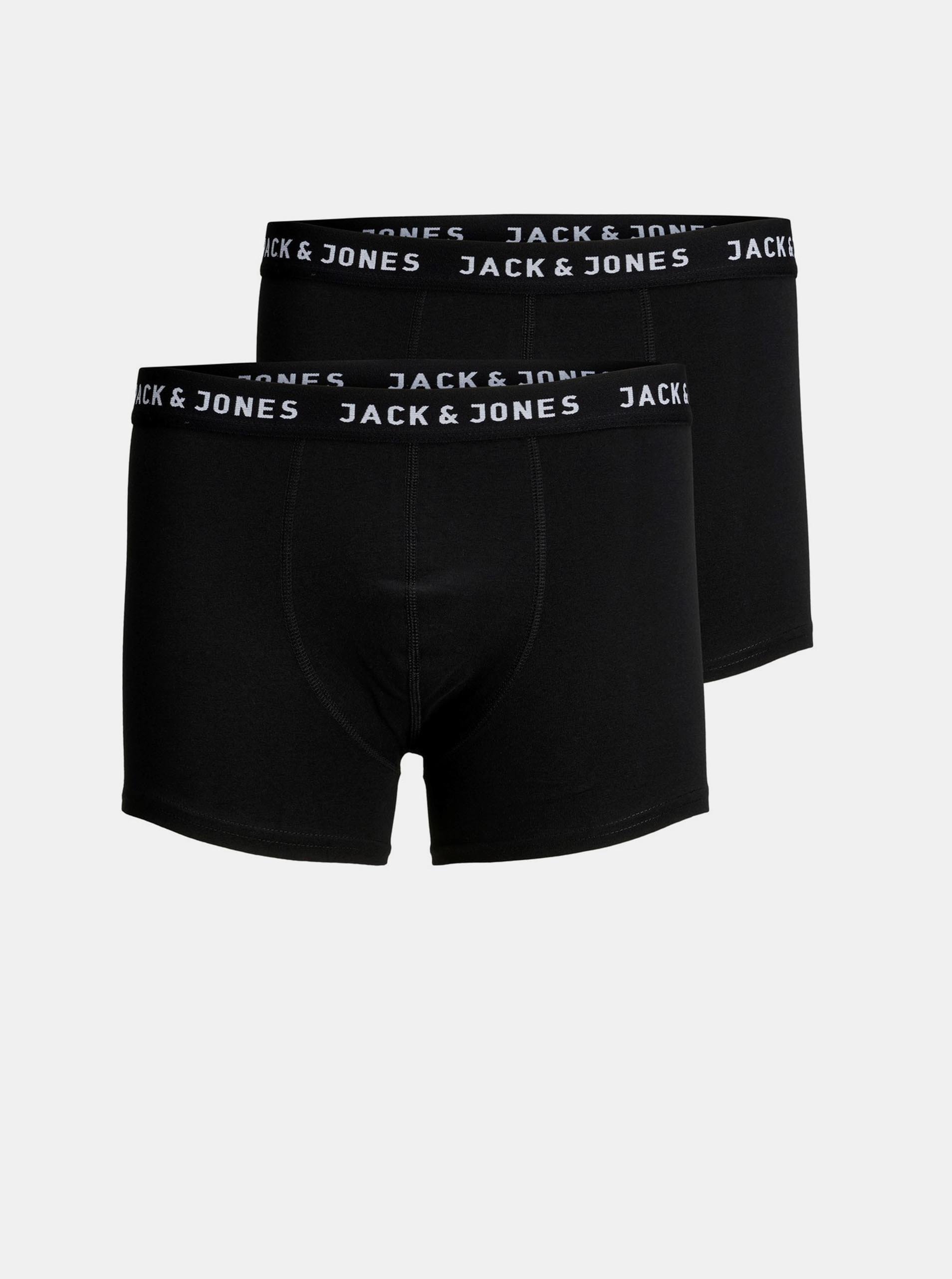Sada dvou černých boxerek Jack & Jones Jon